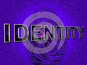 Identity Fingerprint Means Log Ins And Account photo