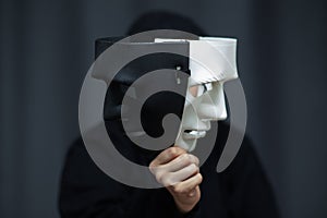 Identity mask,protection of personal data identity from theft and hacking in network