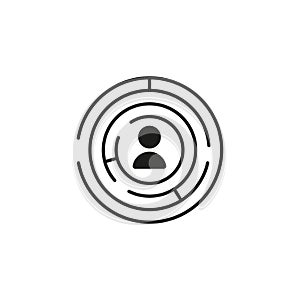 Identity Maze Icon