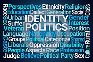 Identity Politics Word Cloud photo