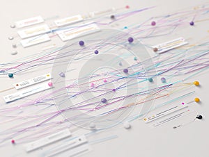 identity resolution pipeline deterministic proba 2844 architecture illustration, abstract system visualization