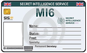 Identity a secret agent of MI 6