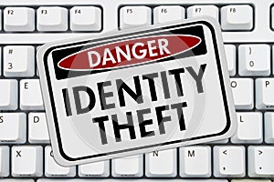 Identity Theft Danger Sign