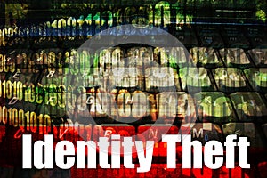 Identity Theft Hot Online Web Security Topic photo