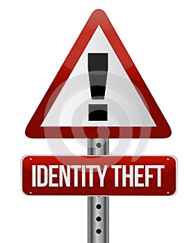 Identity theft sign