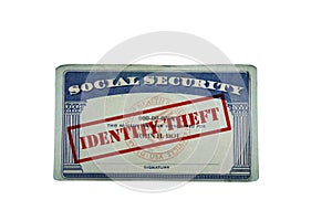 Identity Theft Social Security card photo