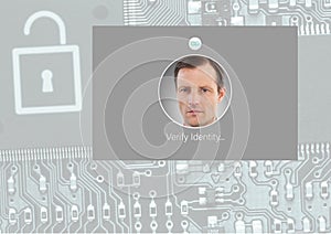 Identity Verify security App Interface