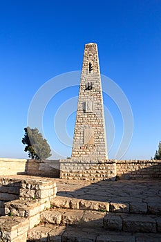 IDF Monument at Safed Citadel for fallen soldiers in Israels War of Independence, Israel photo