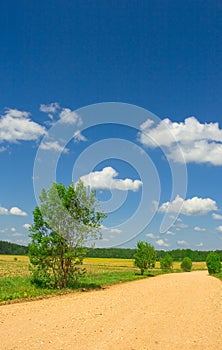 Idilic rural landscape