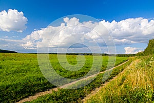 Idilic rural landscape