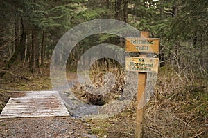 Iditarod Trail sign