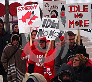 Idle No More Protesters