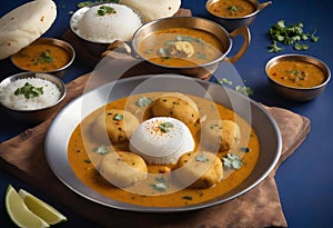 Idli Vada Sambhar ,South Indian food
