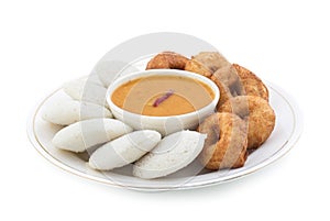 Idli vada south indian food