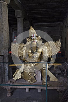 Idol of Garuda, Vishnu`s man-bird vehicle, Ranganathaswamy Temple, Srirangapatna photo