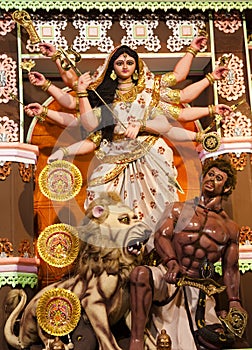 Idol of goddess Devi Durga