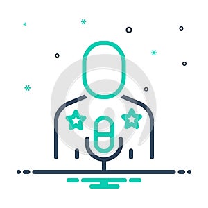 Mix icon for Idol, actress and celebrity