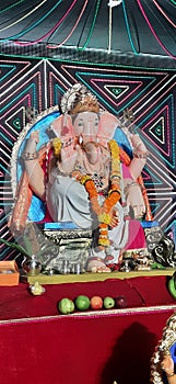 Idol of lord ganesh in ganeshotsav