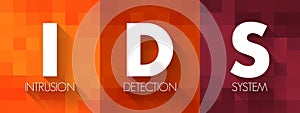 IDS - Intrusion Detection System is a device or software application that monitors a network or systems for malicious activity or