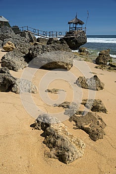 Idylic place on the beach