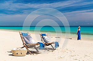 Idyllic beach in Africa