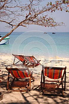 Idyllic beach landscape