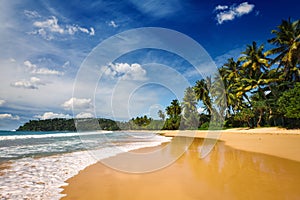 Idyllic beach. Sri Lanka