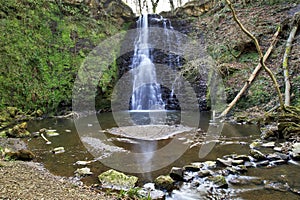 Idyllic and Beautiful Falling Foss on the May Beck River