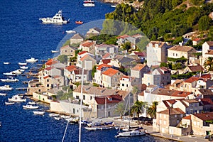 Idyllic coastal village of Vis island