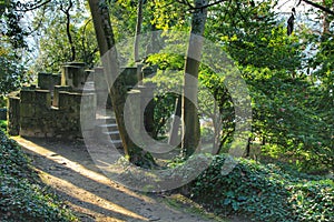 Idyllic Crystal Palace Gardens in Oporto