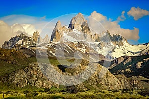 Idyllic El Chalten, Fitz Roy, Patagonia Argentina, Los Glaciares