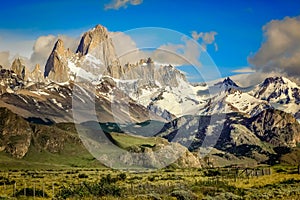 Idyllic El Chalten, Fitz Roy, Patagonia Argentina, Los Glaciares