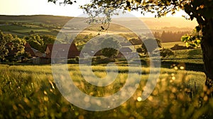 An idyllic farm surrounded by peaceful countryside where visitors can indulge in a peaceful nights sleep and wake up to