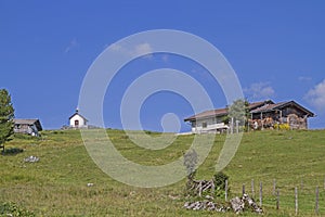 Idyllic Grabenbergalm in Mangfall mountains