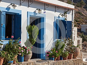 Idyllic house in a small greek village