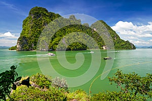 Idyllic island of Phang Nga National Park photo