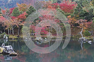 Idyllic landscape of Arashiyama, Kyoto, Japan