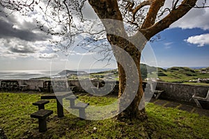 Idyllic landscape of Faial island, Azores