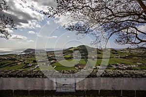 Idyllic landscape of Faial island, Azores