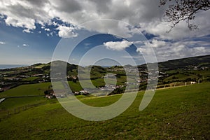 Idyllic landscape of Faial island, Azores