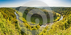 Idyllic landscape, River Wye photo