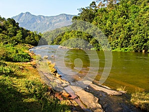 Idyllic landscape in Sri Lanka