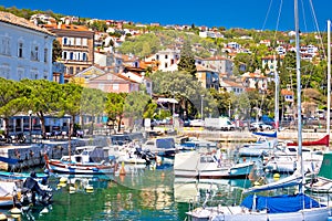 Idyllic mediterranean waterfront in Volosko village