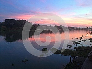 Idyllic River reflection Lifestyle