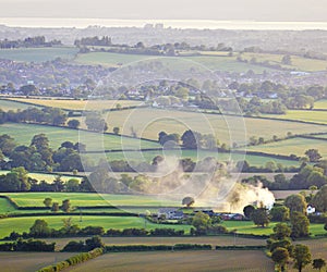 Idyllic rural farmland, Cotswolds UK