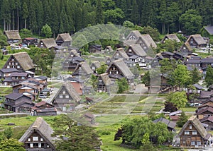 Idyllic rural landscape of Japan