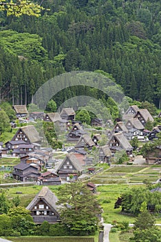 Idyllic rural landscape of Japan