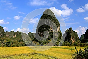 The idyllic scenery in jingxi ,guangxi, china