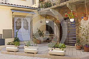 Idyllic terrace in Istria