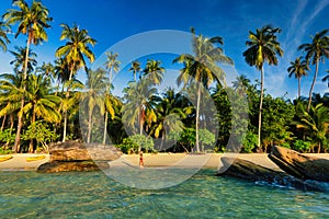 Idyllic tropical beach in Thailand